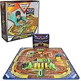 Monster Jam, Ultimate Arena Playmat with 2 Exclusive Die-Cast Monster Trucks, Megalodon and Grave Digger, 20 Accessories, Kid