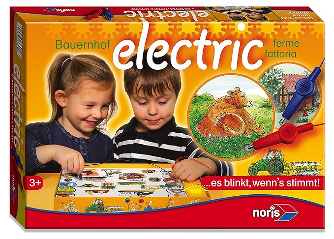 Noris 606018039 - Bauernhof Electric, Kinderspiel
