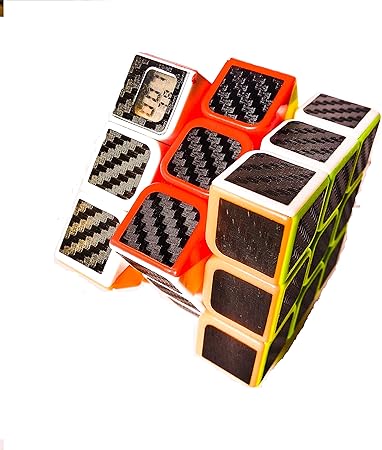 D ETERNAL Rubiks Rubix Rubic Timer Cube 3x3x3 High Speed Magic Puzzle Cube 3 by 3