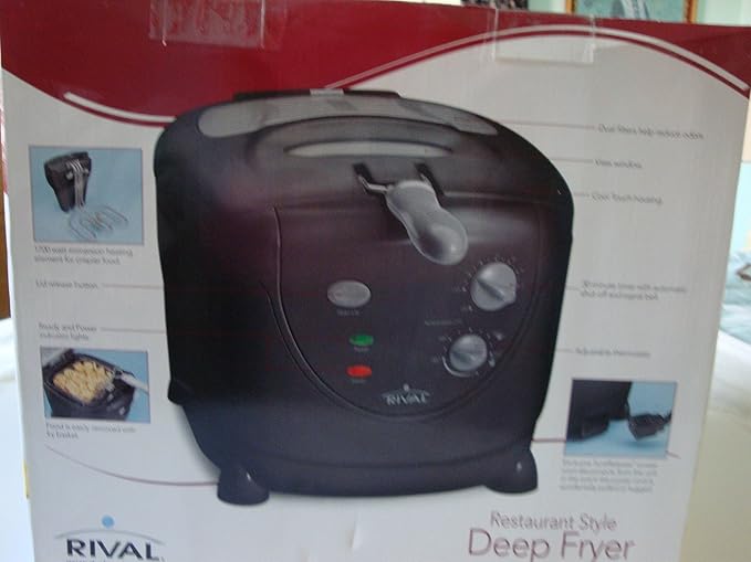 Rival Restaurant Style Deep Fryer Model CZF530B Amazon.ca Home & Kitchen