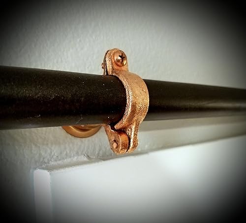 Amazon Com Copper Curtain Rod Bracket Handmade