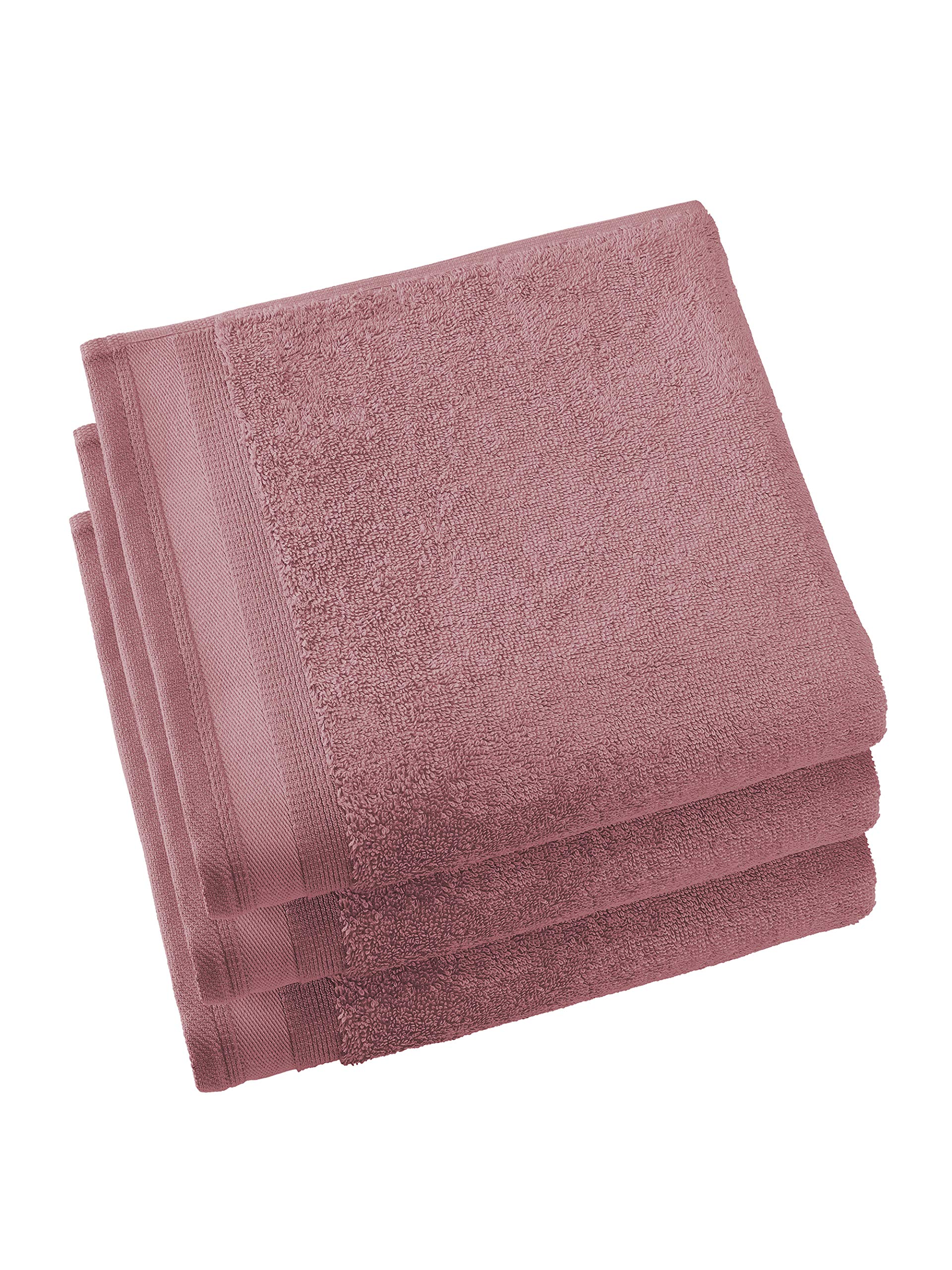 De Witte Lietaer Pack of 3, Cotton, Blossom Rose, 50 x 100 cm โ image 1