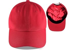 Leotruny Baseball Cap Satin Lined: Silk Lining Help Prevent Frizz Breakage - Sport Adjustable Hat for Women
