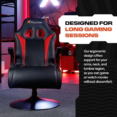 X Rocker Vibe Bluetooth Pedestal Gaming Chair, with Wireless