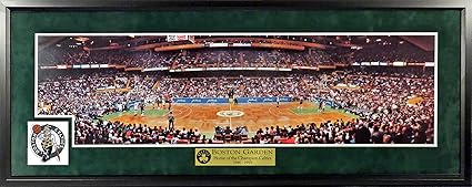 Boston Celtics Boston Garden Panoramic W Patch Deluxe