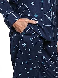 Noble Mount Women's Cotton Flannel Pajama Set