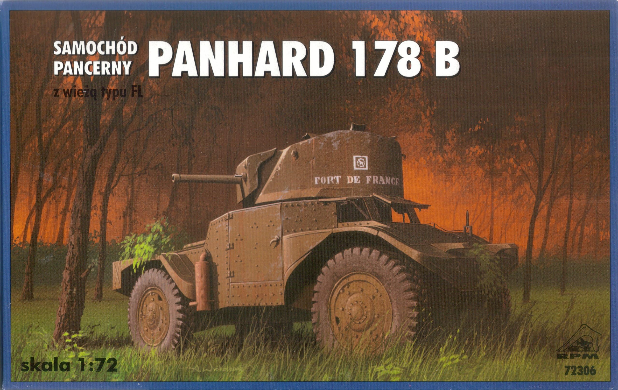 RPM Panhard 178 B Armored Car (1/72 Model kit, 72306)