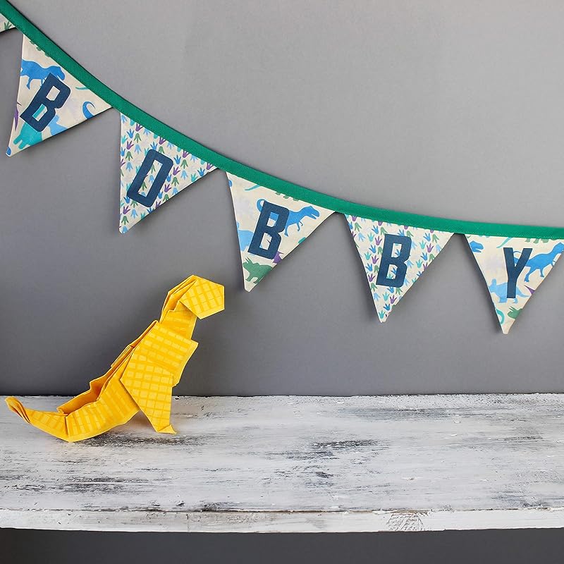 Personalised bunting - dinosaur: Amazon.co.uk: Handmade