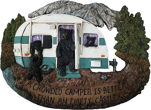 Amazon Com Bear Decor Family Wall Plaque Black Bear Wall