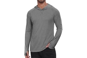 TUREFACE Men's Sun Protection UV Shirt UPF 50+ Quick Dry Long Sleeve Hoodies Rash Guard Fishing Swim T-Shirts Green