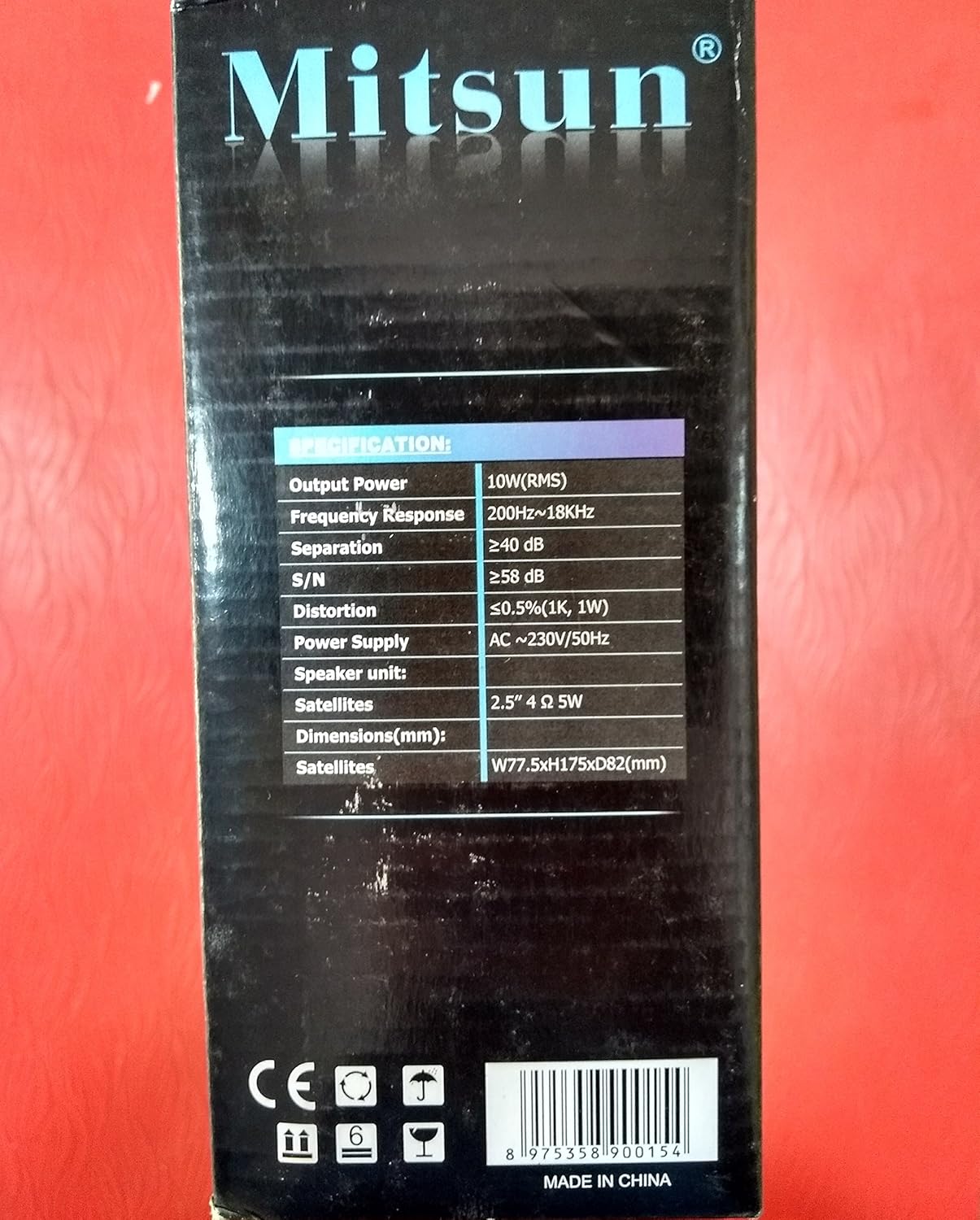 mitsun portable speaker system