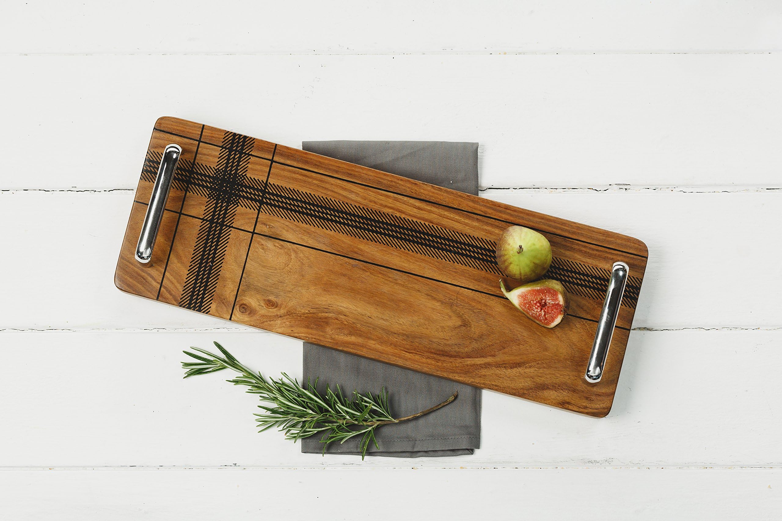 The Just Slate Company Highland Sheesham Serving Tray