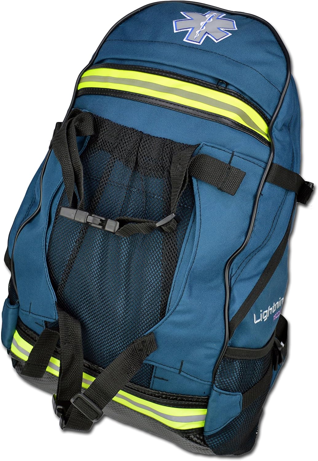 Lightning X First Responder EMT/EMS Backpack Stocked First Aid Supplies Kit B (Navy Blue): Health & Personal Care