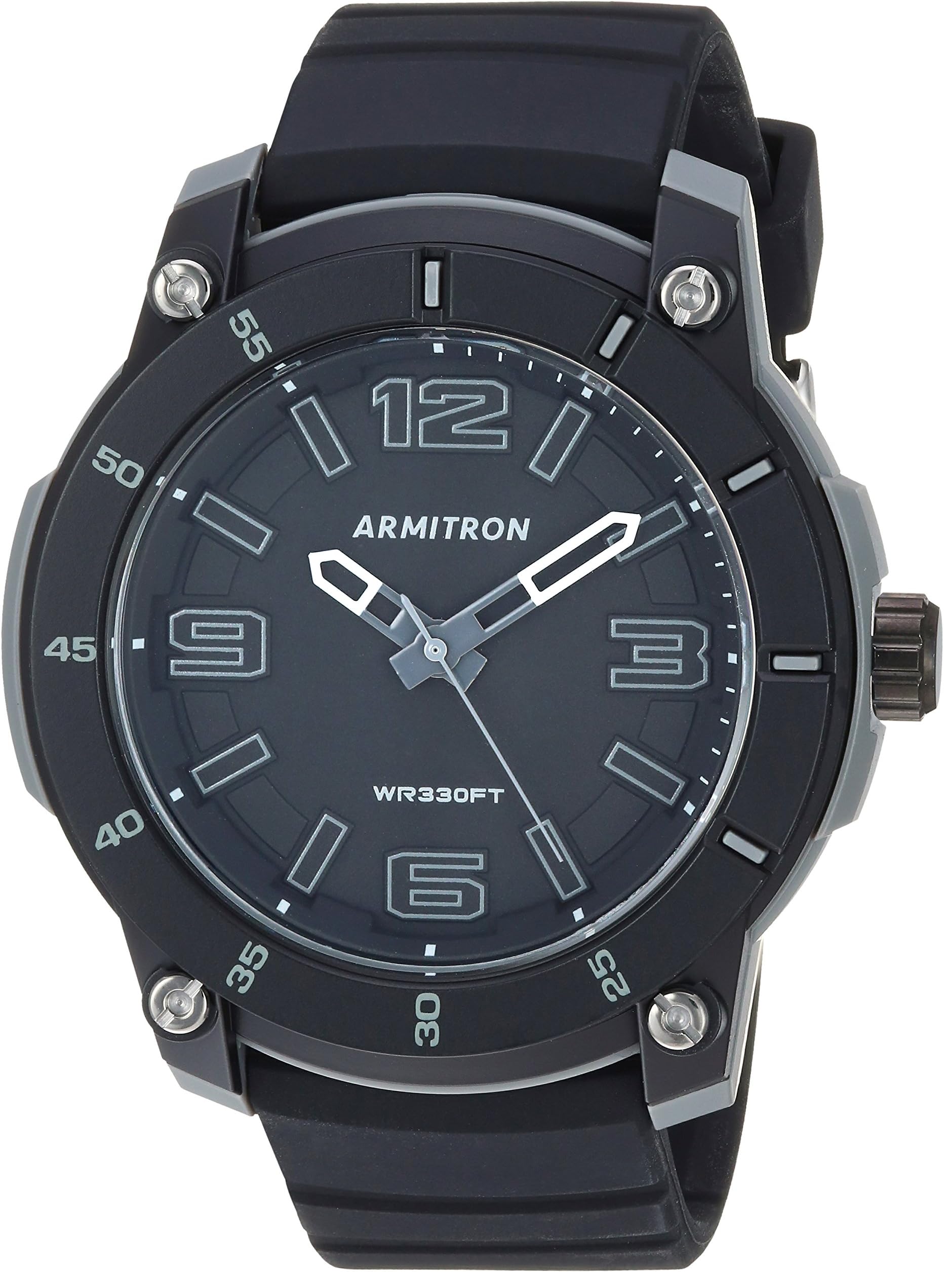 Men's Silicone Strap Watch