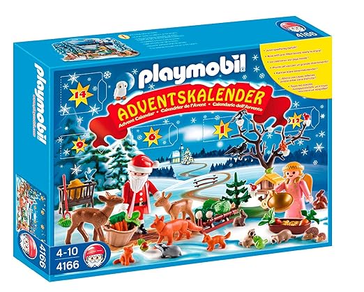 title=Playmobil 4166- Calendario dell'Avvento, Natale nel Bosco