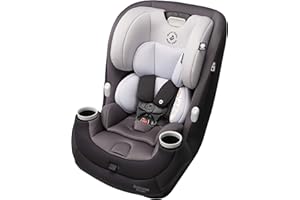 Maxi-Cosi Pria All-in-One Convertible Car Seat, rear-facing, from 4-40 pounds: forward-facing to 65 pounds: and up to 100 pounds in booster mode, Blackened Pearl