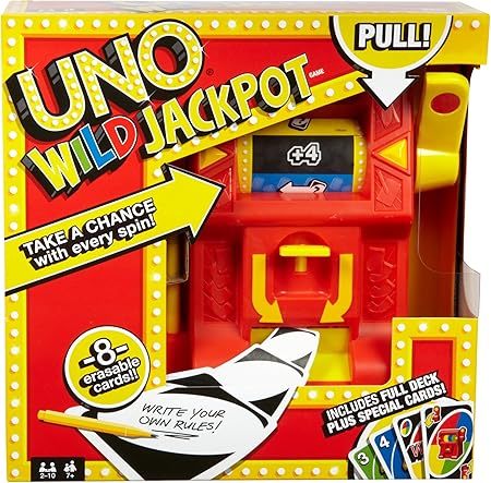 Mattel Uno Wild Jackpot Kartenspiel Amazon De Spielzeug