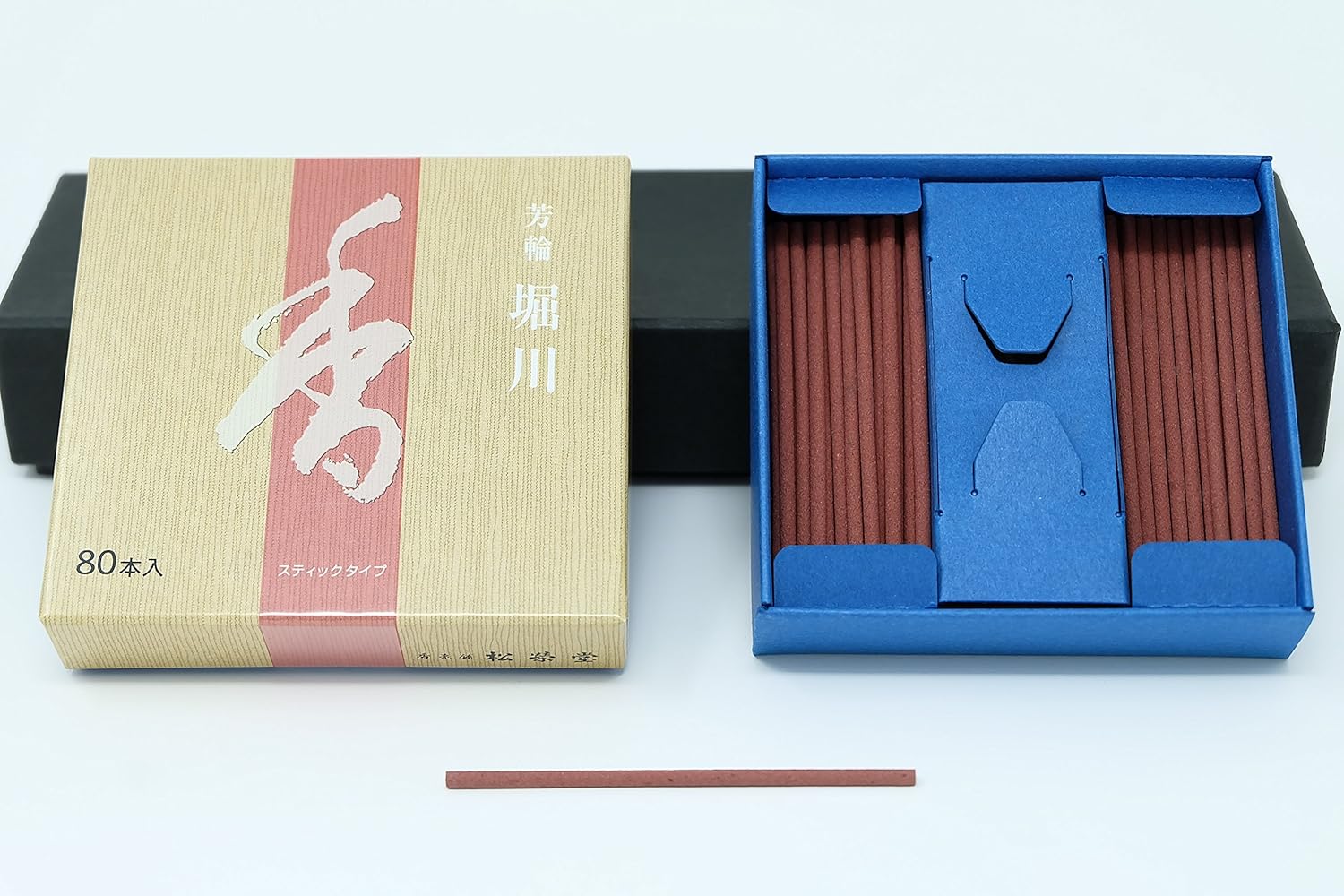 Amazon｜お部屋香 堀川 スティック（80本入）タイプ 安心の国産お香 創業文政三年永楽屋｜線香 オンライン通販