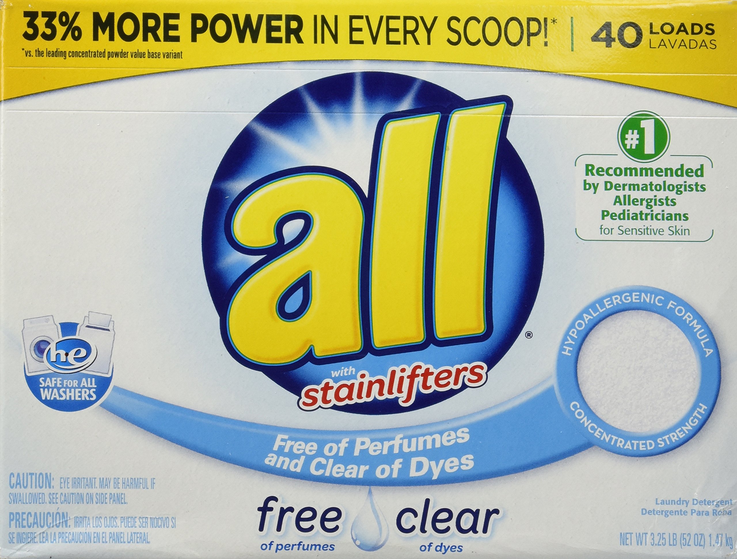 All All-Purpose Powder Detergent, 52 Oz Box