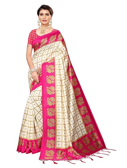 Women Mysore Art Silk Printed Saree