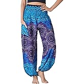 B BANGKOK PANTS Harem Pants Women Yoga Boho Clothes with Pockets