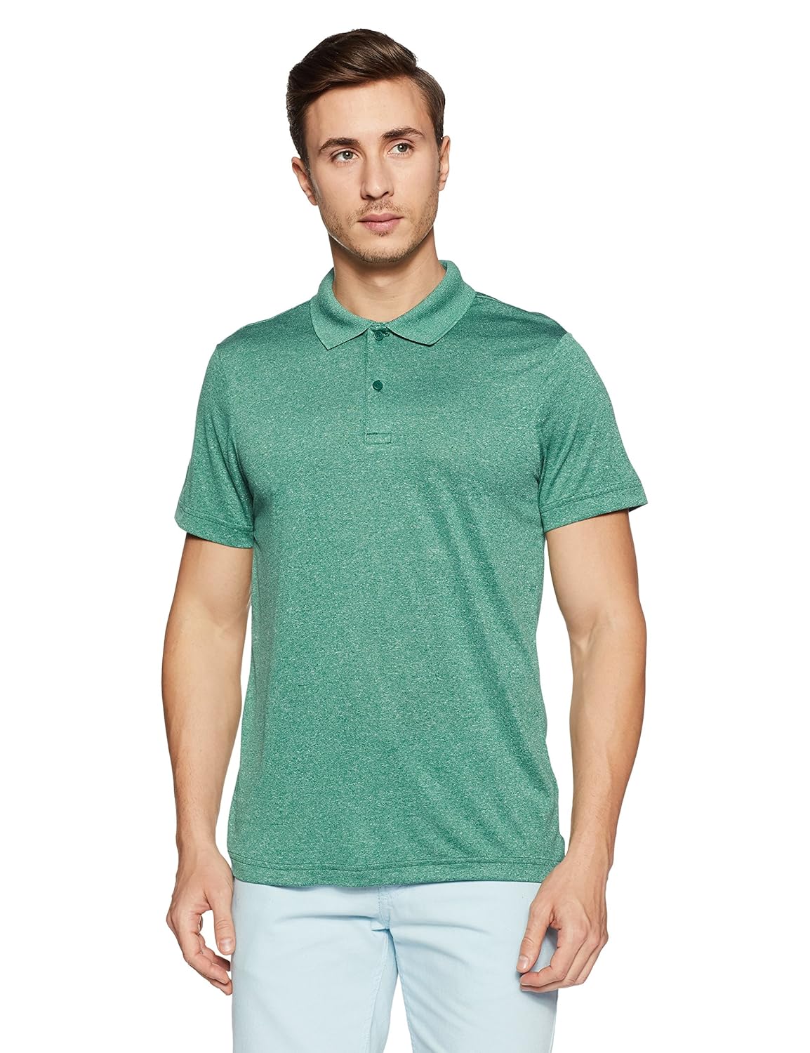 adidas men's plain regular fit polo