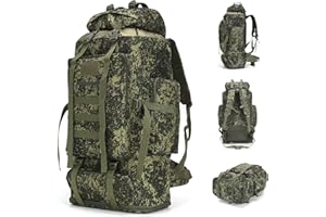 KXBUNQD Waterproof Camping Hiking Backpack 70L/100L Molle Rucksack Large Daypack for Travelling
