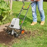 VonHaus Electric Tiller 1500W Rotavator Garden Cultivator 450mm 400RPM view 2