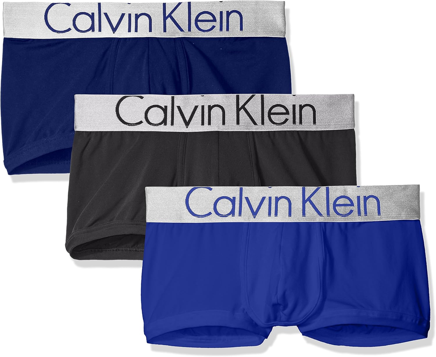 Calvin Klein Men's Steel Micro Low Rise Trunks: Clothing