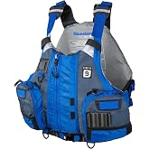 BLUESTORM Kinetic Fishing Life Jacket (PFD) | Fully Adjustable | Slim Back | Large Pockets | US Coast Guard Approved | for Kayaking, Fishing and More