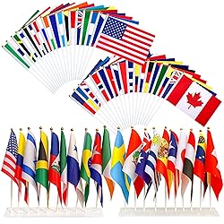 WEITBF 200 Countries International Flags of the