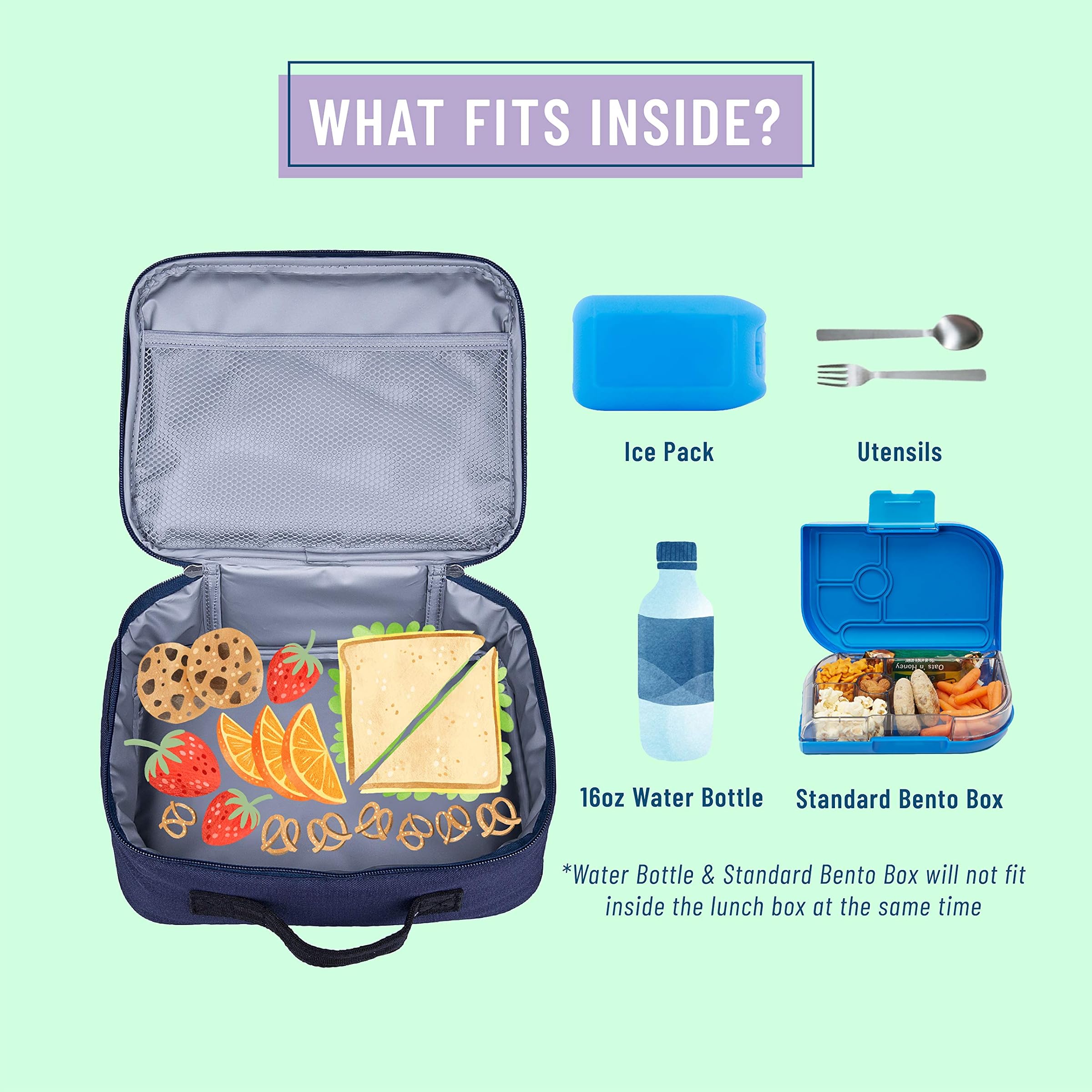 Wildkin Camo Lunch Box Black