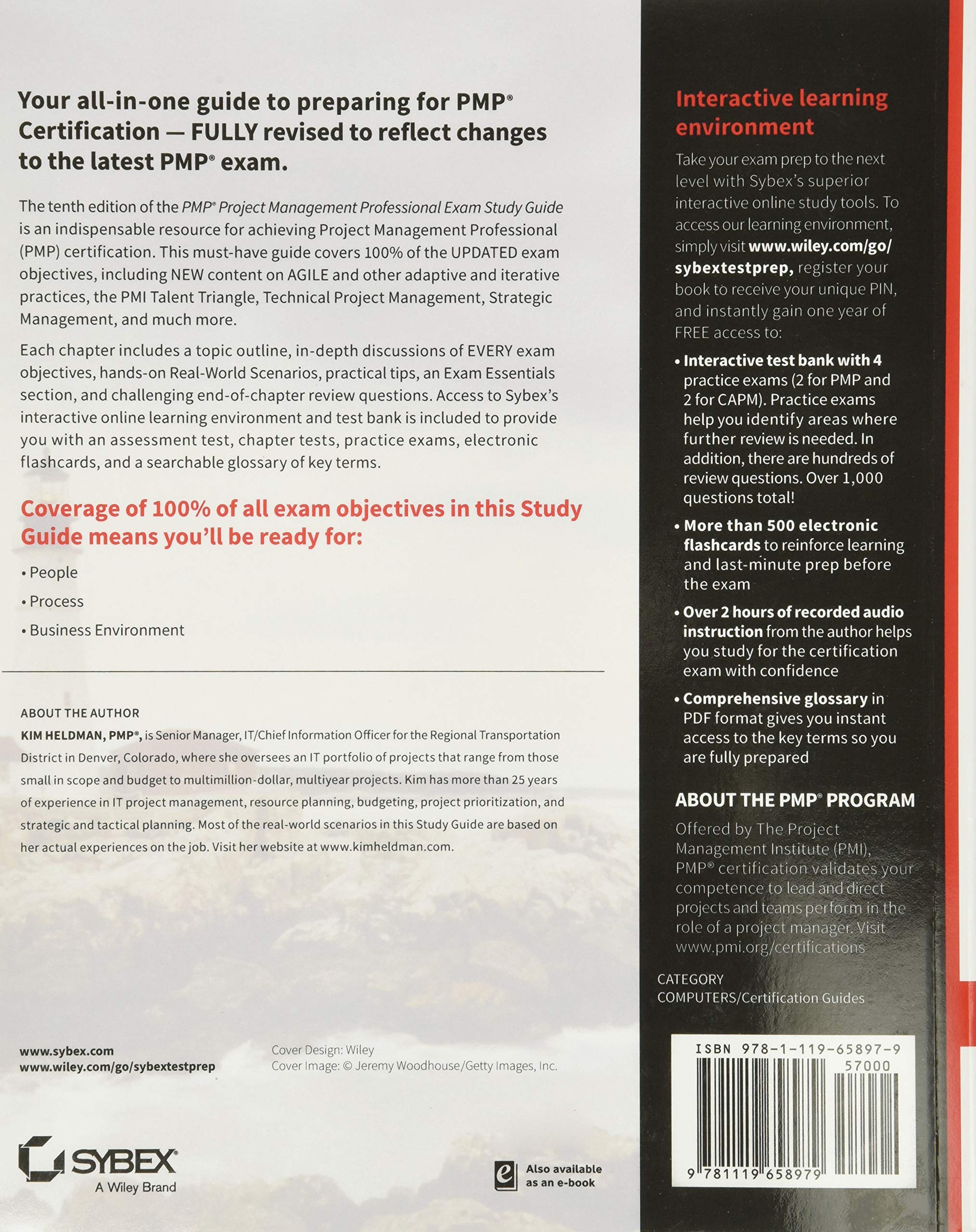 PMP Project Management Professional Exam Study Guide: 2021 Exam Update (Sybex Study Guide)