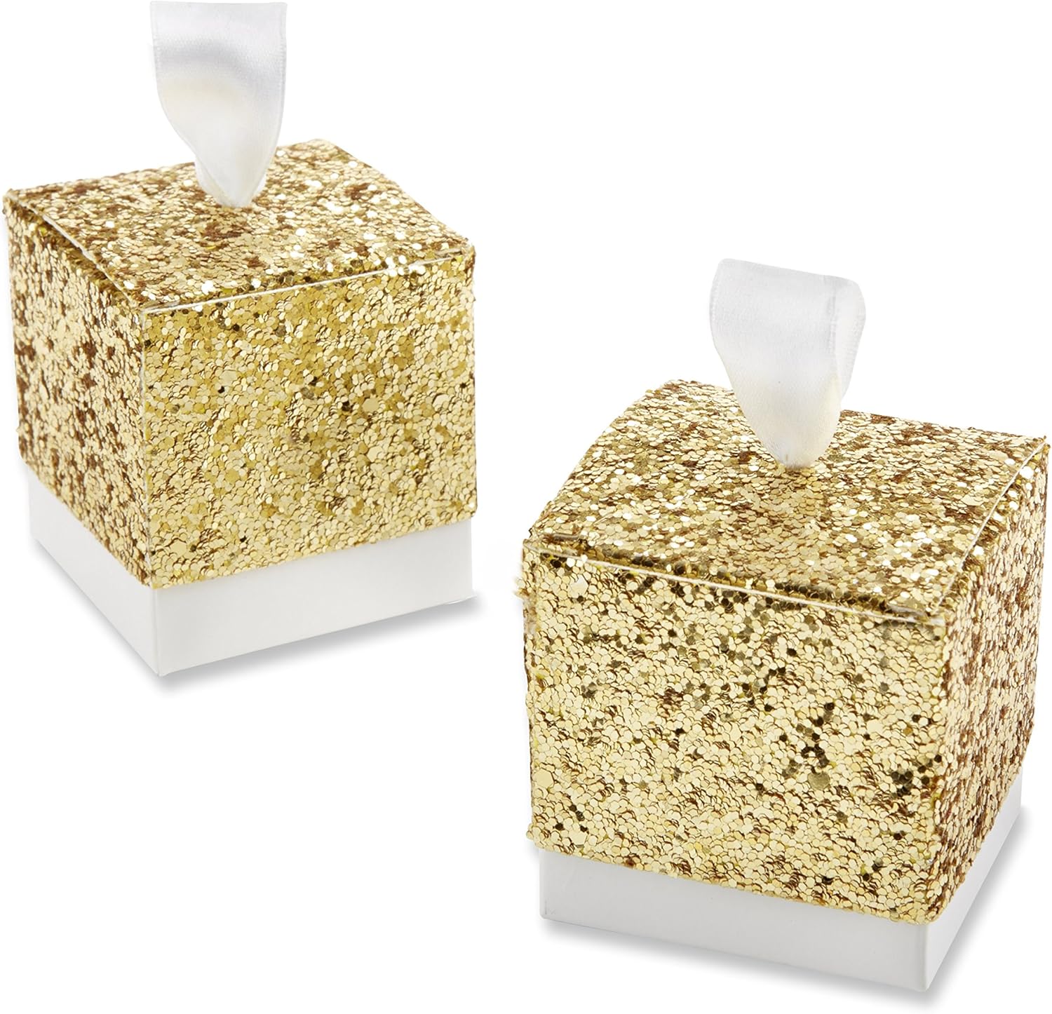 Kate Aspen All That Glitters Caja Dorada para Recuerdos de Boda, Juego