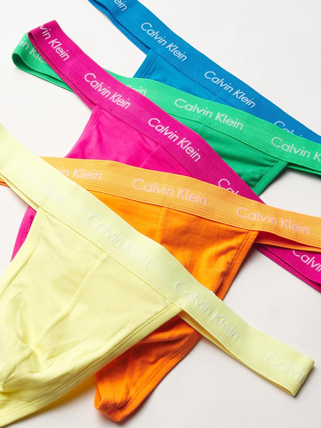 Calvin Klein Men's Underwear Cotton Stretch Thong Multipack at  Men’s Clothing store