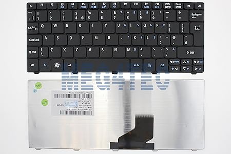 Tastatur für Acer Aspire One 521, 522, D255, D255E, D257, D260, D270, E100, UK-Layout F10