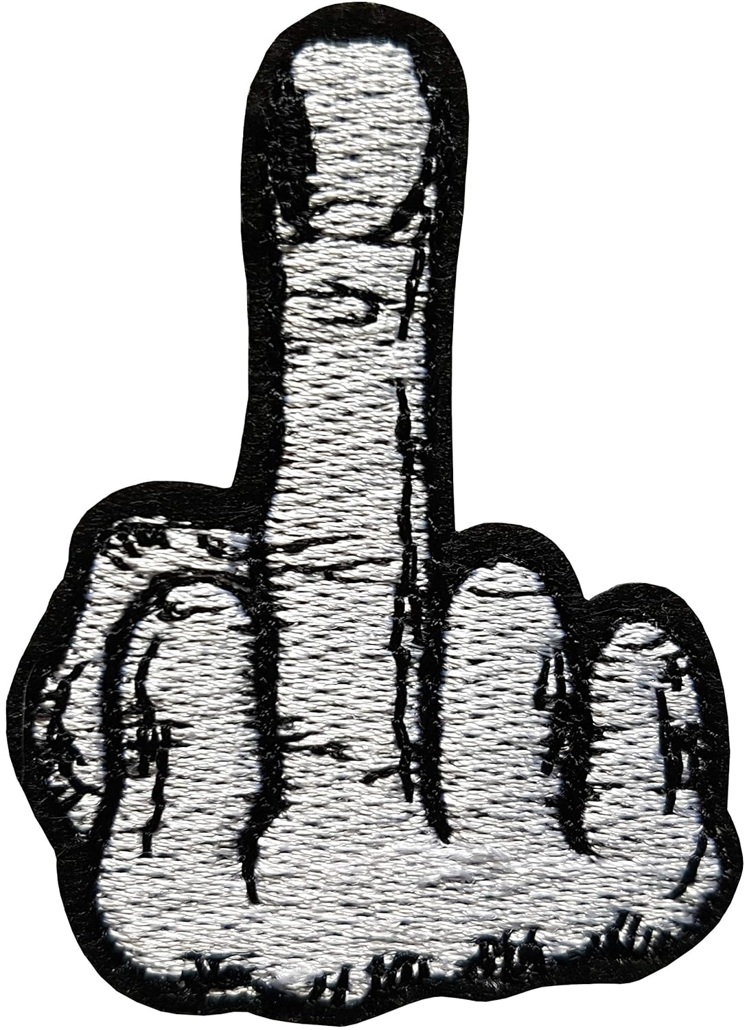 6 7x4 8m Fuck Doigt Honneur Main Patch Heavy Metal Metalleux Hard Rock Biker Motard Ecusson Tissus Thermocollant Cameleon Shop Couture Bordures Et Ornements Domadtechnologies Com