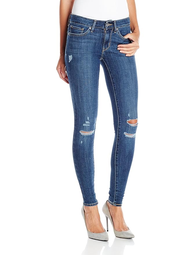 Levi's Women's 711 Skinny Jeans, Damage Is Done, 26Wx28L