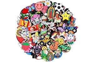 XQNB Lot of 25, 50, 100pcs Random Different Shoe Charms Shoes Decoration for Kids Boys Girls Men Women Birthday Party Favor