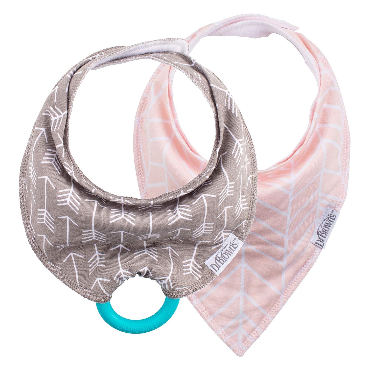 dribble bibs with teether