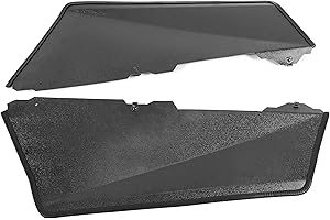 HECASA Door Panel Compatible with 2014-2019 Arctic Cat Wildcat Trail 700 Sport 700 Lower Door Extension Inserts Black 2Pcs