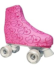 KRF 0017121, Copri Pattini con Stampa per Pattinaggio Artistico Unisex Bambini, Rosa, Taglia Unica