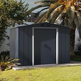 Duramax ECO 8x6 Metal Garden Storage Shed Anthracite 4.77 m² view 5