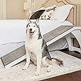 PetSafe CozyUp Bed Ramp for Dogs and Cats - Durable Frame Supports up to 120lb - Furniture Grade Wood Pet Ramp with Cherry or