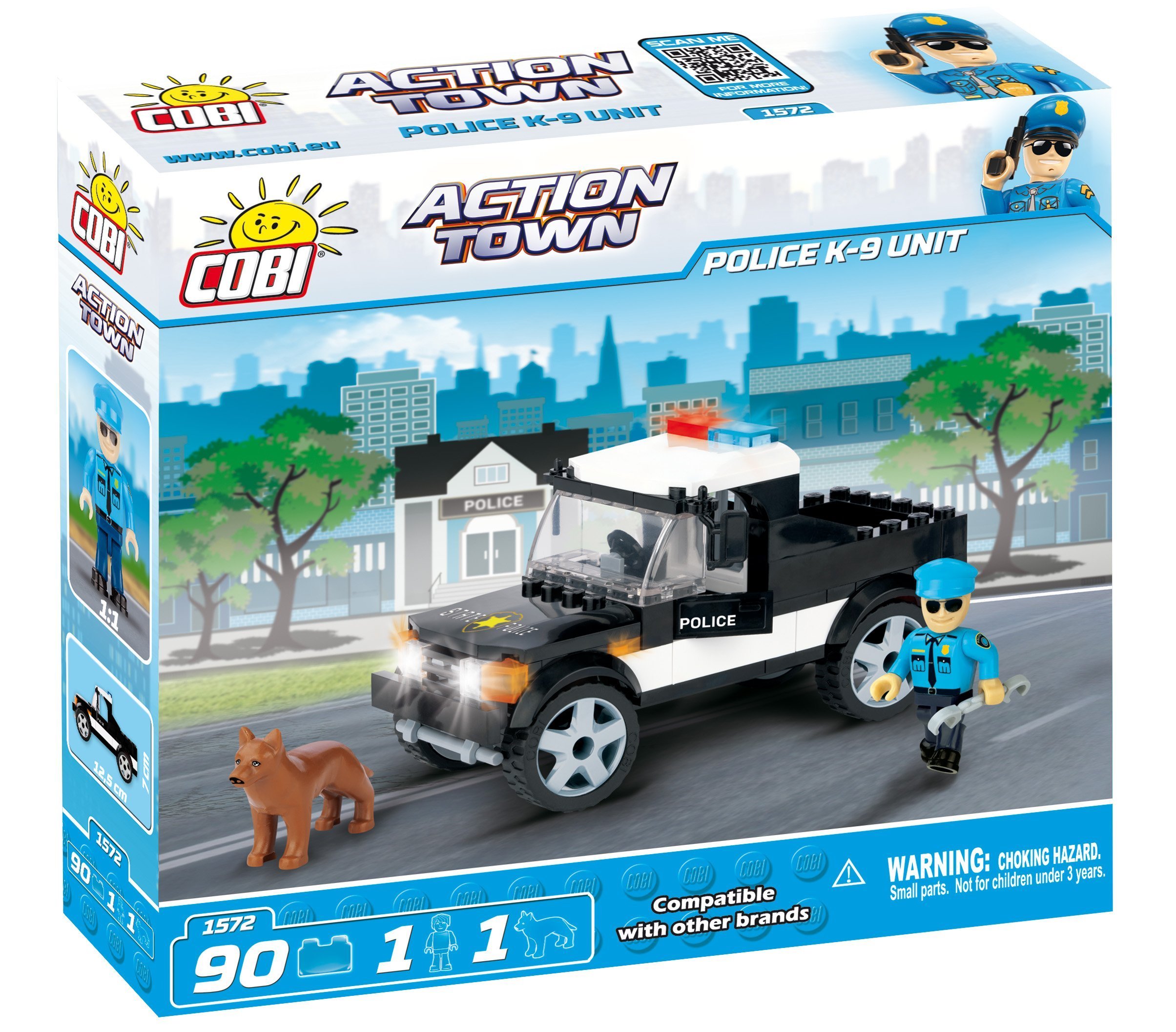 Cobi - Action Town - Police K-9 Unit (90 Pcs)