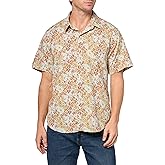 Lucky Brand Men's Short Sleeve Printed 1 Pocket Shirt