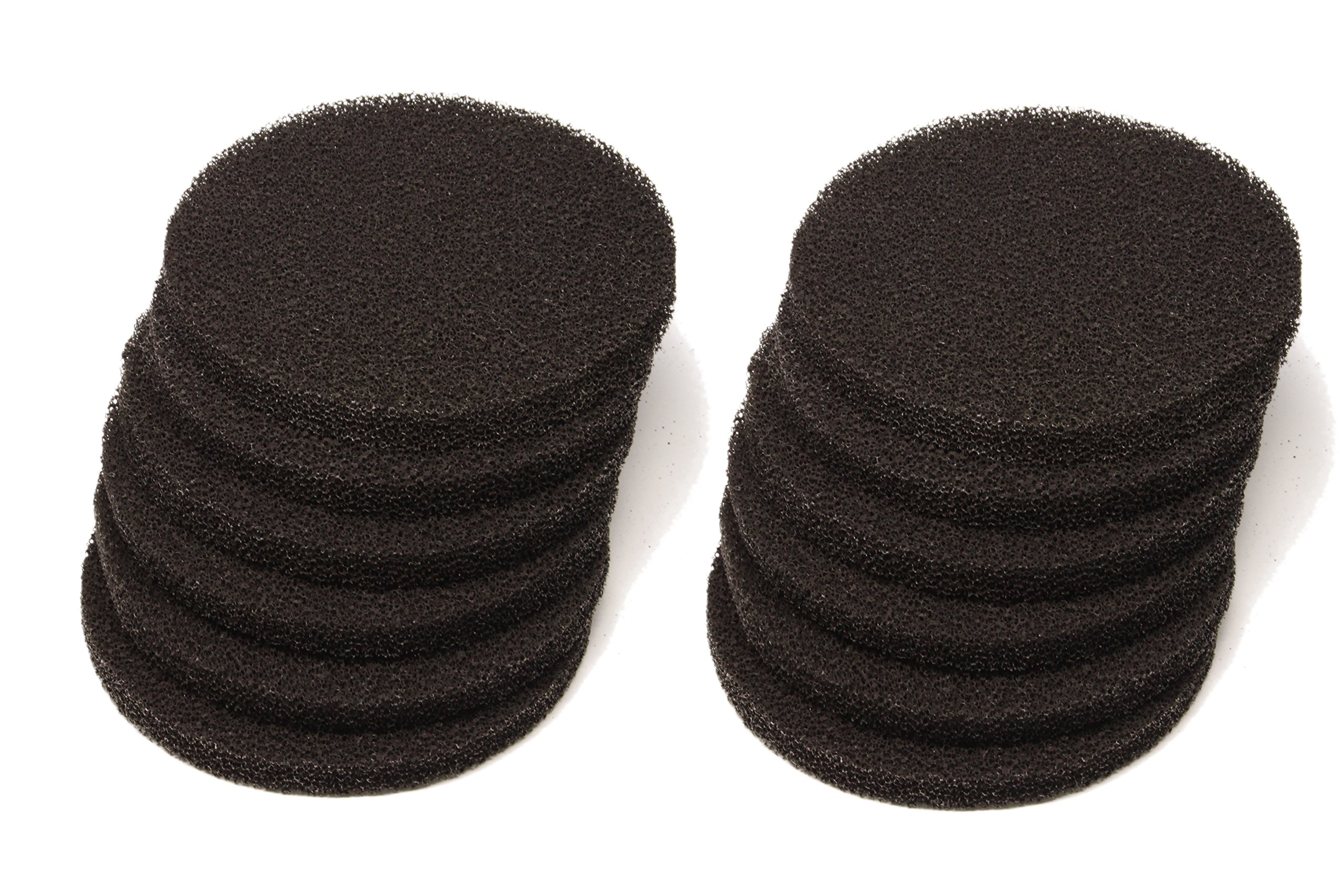 LTWHOME Activated Carbon impregnated Filter Pads Fit For Fluval FX5 and FX6 Filters(Pack of 12)