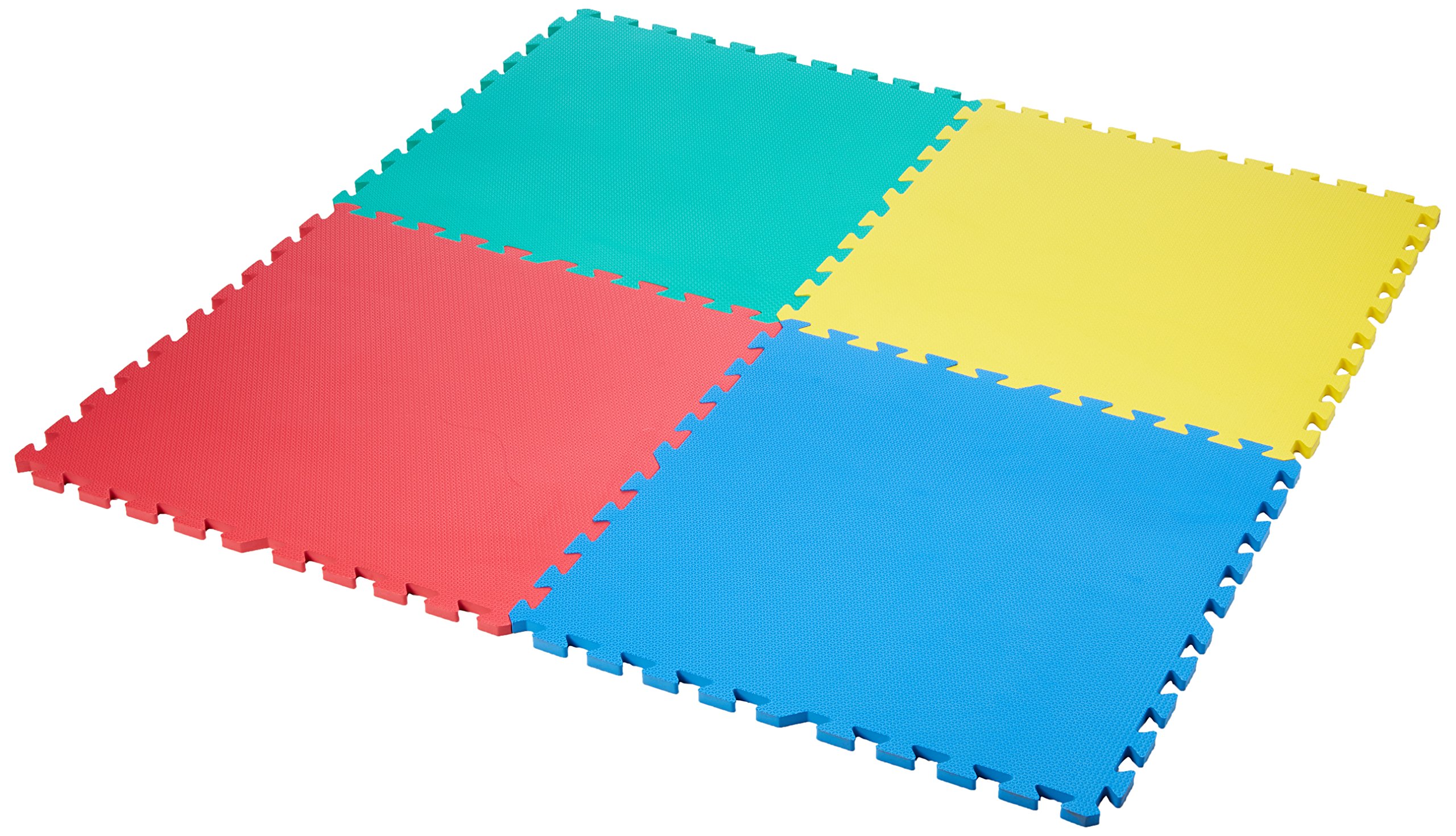 Wonder Mat 6 Piece NonToxic NonRecycled Extra Thick Rainbow Playmats