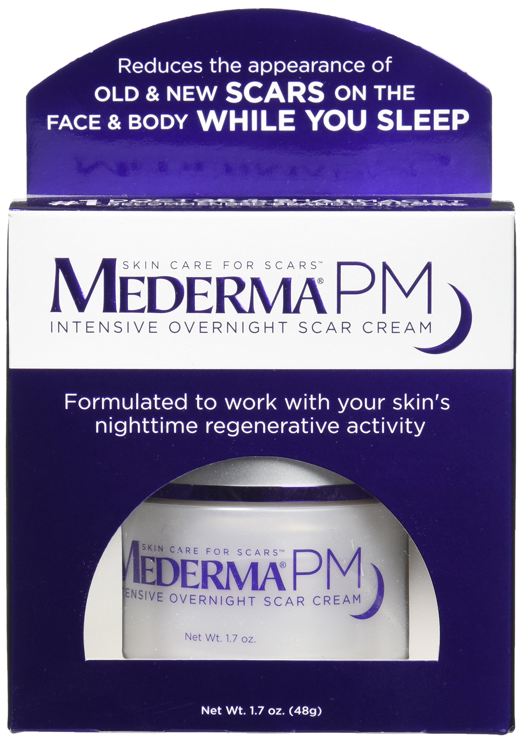 Mederma PM Intensive Overnight Scar Cream Works with Skin's Nighttime