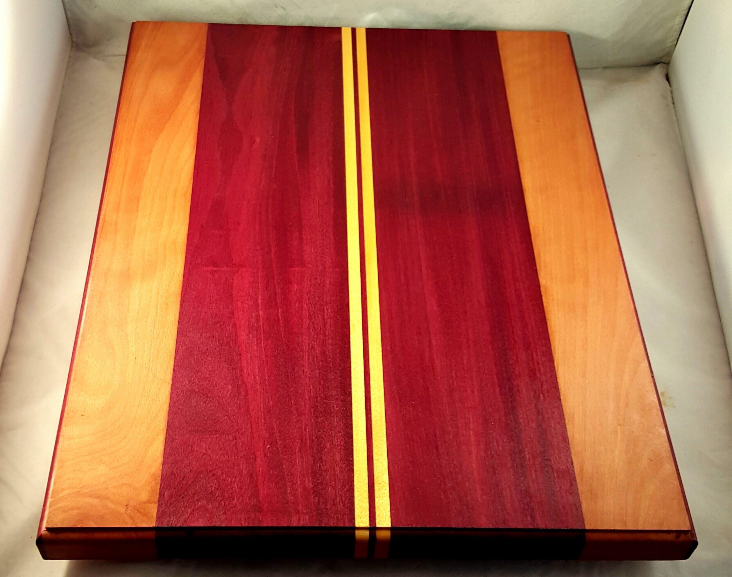 Large Beech Wood Cutting Board-Big & Durable Butcher Block-Wooden Chopping Board-Wide Wood Kitchen Chopping Block-Perfect Gift For Chef